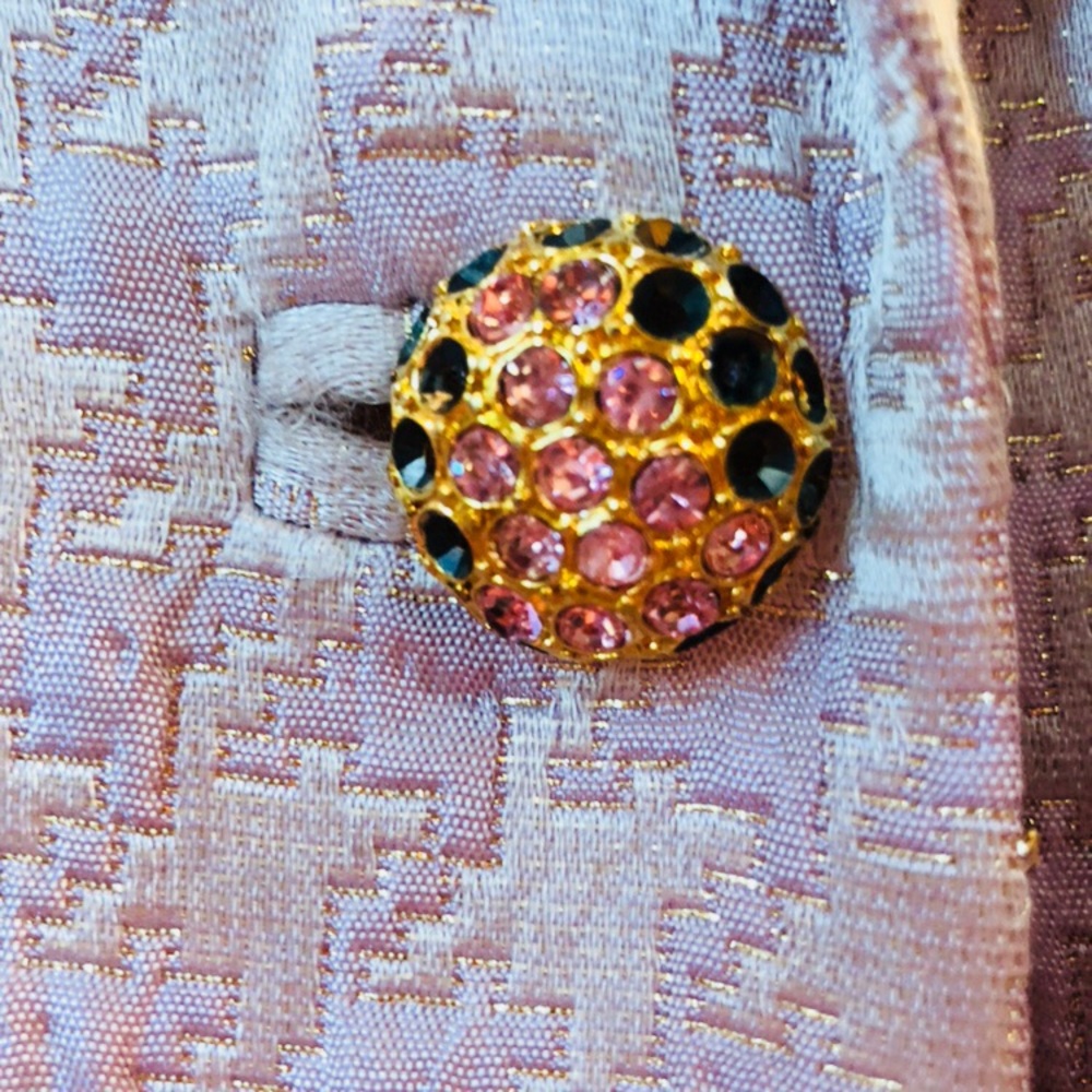 Moshita Couture Lilac & Gold 2 Pc Skirt Suit